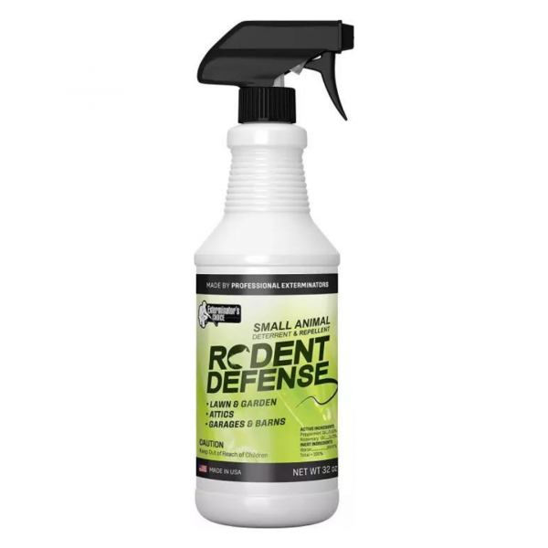 Rodent Defense Small Animal All Natural Deterrent and Repellent 32oz Spray